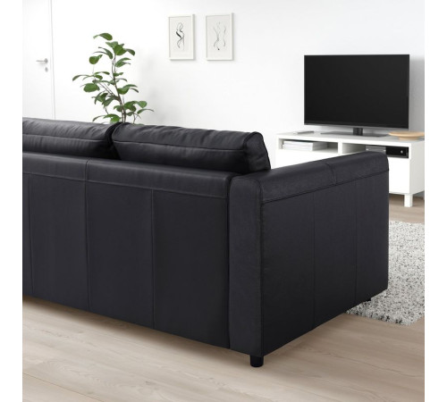 Sofa 3-osobowa, Grann/Bomstad czarny VIMLE 993.066.43