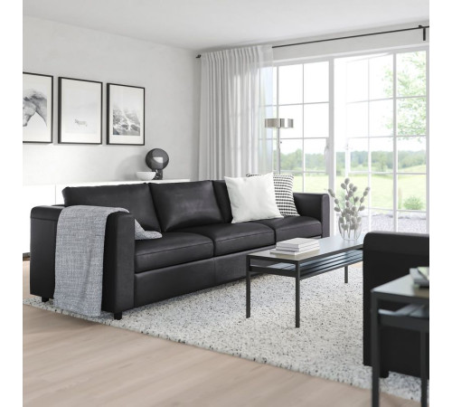 Sofa 3-osobowa, Grann/Bomstad czarny VIMLE 993.066.43