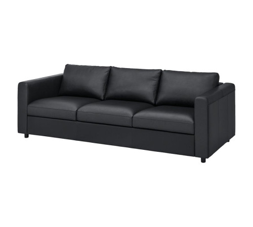 Sofa 3-osobowa, Grann/Bomstad czarny VIMLE 993.066.43