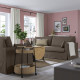 Sofa 3-osobowa, Gransel szarobrązowy HYLTARP 994.896.28