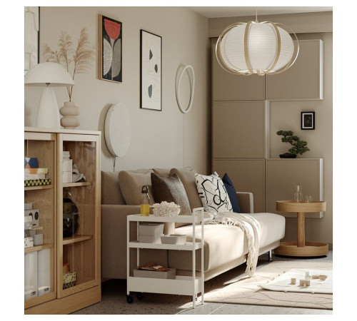 Sofa modułowa, 3-osobowa, Johanneshov brązowobeżowy UPPÅKRA 995.986.70