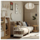 Sofa modułowa, 3-osobowa, Johanneshov brązowobeżowy UPPÅKRA 995.986.70