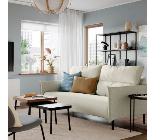 Sofa 3-osobowa, Saxemara czarnoniebieski MANNARP 996.040.39