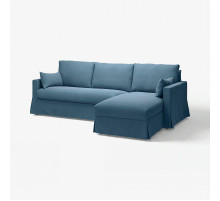 Sofa 3o z szezlongiem, prawy, Tallmyra niebieski HYLTARP 095.149.86