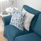 Sofa 3-osobowa, z szezlongiem/Tallmyra niebieski EKTORP 194.305.47