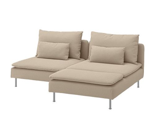 Sofa 2-osobowa z szezlongiem, Kelinge beżowy SÖDERHAMN 196.217.59