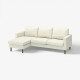 Sofa 3-osobowa z szezlongiem, Gunnared beżowy SALTSJÖBADEN 196.275.58