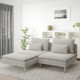 Sofa 2-osobowa, z szezlongiem/Viarp beż/brąz SÖDERHAMN 293.057.60