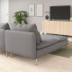 Sofa 2-osobowa z szezlongiem, Tonerud szary SÖDERHAMN 294.521.00