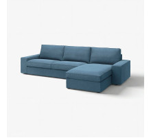 Sofa 4-osobowa z szezlongiem, Tallmyra niebieski KIVIK 294.847.85