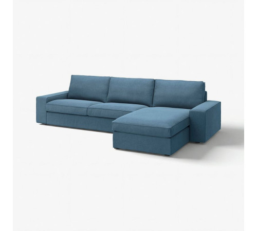 Sofa 4-osobowa z szezlongiem, Tallmyra niebieski KIVIK 294.847.85