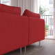 Sofa 2-osobowa z szezlongiem, Tonerud czerwony SÖDERHAMN 295.144.57