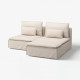 Двухместный диван с шезлонгом, Gransel natural SÖDERHAMN 296.217.73