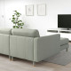 Sofa 5-osobowa, z szezlongami/Gunnared jasnozielony/drewno LANDSKRONA 392.699.93