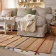 Sofa 3-osobowa z szezlongiem, Kilanda jasnobeżowy EKTORP 395.090.40