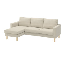 Sofa 3-osobowa z szezlongiem, Fridtuna jasnobeżowy SALTSJÖBADEN 396.021.42