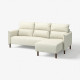 Sofa 3-osobowa z szezlongiem, Gunnared beżowy MANNARP 396.191.66