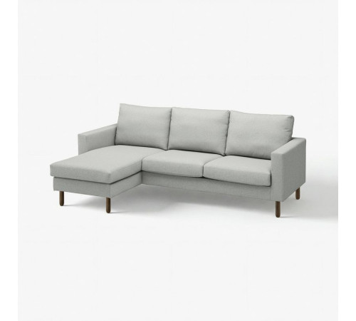 Sofa 3-osobowa z szezlongiem, Tonerud szary SALTSJÖBADEN 396.275.62