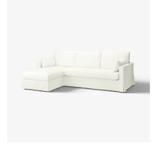 Sofa 3o z szezlongiem, lewy, Hallarp biały HYLTARP 594.896.92