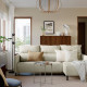 Sofa 3-osobowa z szezlongiem, Saxemara czarnoniebieski MANNARP 595.986.72