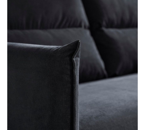 Sofa 3-osobowa z szezlongiem, Saxemara czarnoniebieski MANNARP 595.986.72