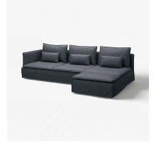 Sofa 4-osobowa z szezlongiem, i otwarty koniec Knäbäck/antracyt SÖDERHAMN 596.071.72