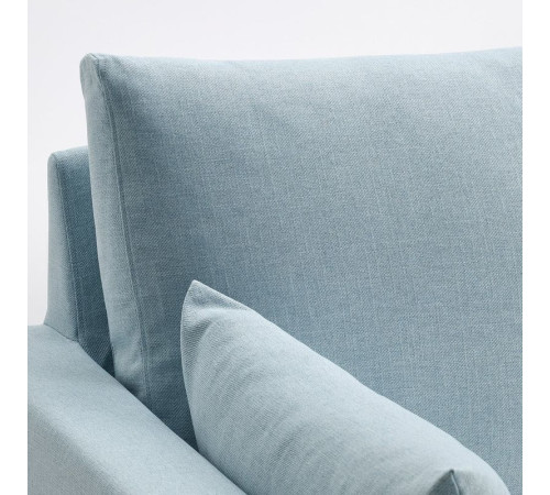 Sofa 3o z szezlongiem, prawy, Kilanda bladoniebieski HYLTARP 694.958.38