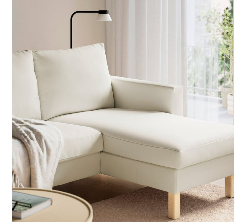 Sofa 3-osobowa z szezlongiem, Blekinge biały SALTSJÖBADEN 695.792.01