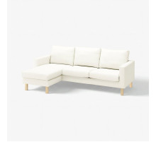 Sofa 3-osobowa z szezlongiem, Blekinge biały SALTSJÖBADEN 695.792.01