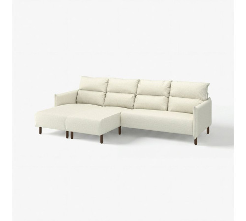 Sofa 4 osobowa z szezlongiem, Gunnared beżowy MANNARP 696.191.84