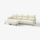 Sofa 4 osobowa z szezlongiem, Gunnared beżowy MANNARP 696.191.84