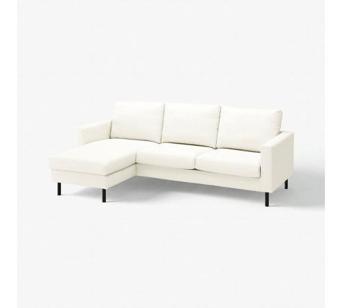 Sofa 3-osobowa z szezlongiem, Blekinge biały SALTSJÖBADEN 696.225.96