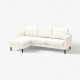 Sofa 3-osobowa z szezlongiem, Blekinge biały SALTSJÖBADEN 696.275.46