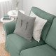 Sofa 3-osobowa, z szezlongiem/Tallmyra jasnozielony EKTORP 794.305.49