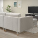 Sofa 5-osobowa, z szezlongami Gunnared/beżowy drewno LANDSKRONA 794.353.25