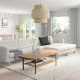 Sofa 5-osobowa, z szezlongami Gunnared/beżowy drewno LANDSKRONA 794.353.25