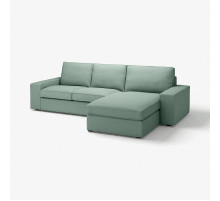 Sofa 3-osobowa z szezlongiem, Tallmyra jasnozielony KIVIK 794.847.78