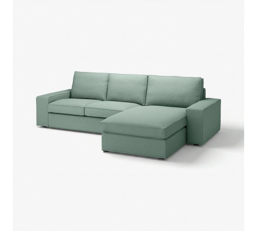 Sofa 3-osobowa z szezlongiem, Tallmyra jasnozielony KIVIK 794.847.78