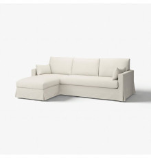Трехместный диван с шезлонгом, слева, Gransel natural HYLTARP 794.896.86