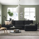 Sofa 4-osobowa z szezlongiem, Tresund antracyt KIVIK 794.943.86