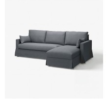 Sofa 3o z szezlongiem, prawy, Gransel szary HYLTARP 795.149.64