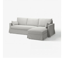 Sofa 3o z szezlongiem, prawy, Tallmyra biały/czarny HYLTARP 795.149.97
