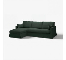 Sofa 3o z szezlongiem, lewy, Tallmyra ciemnozielony HYLTARP 795.150.20
