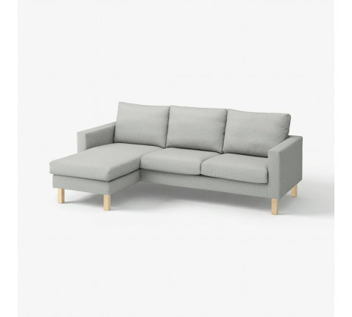 Sofa 3-osobowa z szezlongiem, Tonerud szary SALTSJÖBADEN 795.792.05