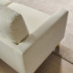 Sofa 3-osobowa z szezlongiem, Vittangi jasnobeżowy/biały SALTSJÖBADEN 796.214.26