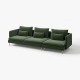 Sofa 4-osobowa, Johanneshov ciemnozielony SÖDERHAMN 796.220.20