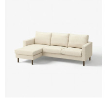 Sofa 3-osobowa z szezlongiem, Vittangi jasnobeżowy/biały SALTSJÖBADEN 796.276.64