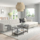 Sofa 5-osobowa, z szezlongami Gunnared/beżowy metal LANDSKRONA 894.353.39