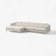 Sofa 5-osobowa, z szezlongami Gunnared/beżowy metal LANDSKRONA 894.353.39