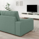 Sofa 4-osobowa z szezlongiem, Tallmyra jasnozielony KIVIK 894.847.87